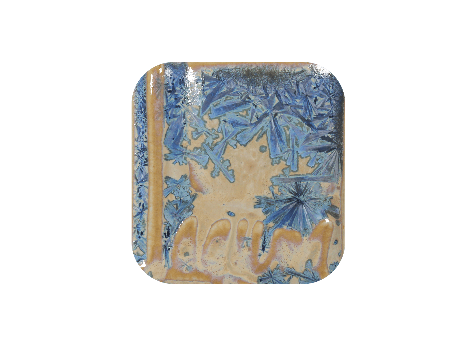 WC-162 BLUE SNOWFLAKES ^5 GLAZE